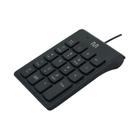 Teclado Multilaser Numerico C/ Fio Tc227 1,20Cm Preto