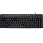 Teclado Multimidia Office Usb Preto Com Apoio Para Smartphone Tc262