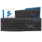 Teclado Multimidia S/fio Wireless Office preto 015-0081 5+