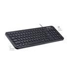 Teclado Multimídia Teclas Redondas USB Multilaser - TC234