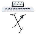 Teclado musical 61 teclas waldman wts-100 wh