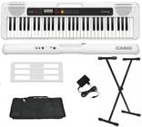 Teclado Musical Casio Casiotone CT-S200 61 Teclas Branco + Suporte + Capa