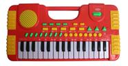 Teclado musical Infantil + sons de animais Brinquedo Indicado p/ crianças a partir de 4 anos