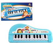 Teclado Musical Piano Infantil 22 Teclas 21 Sons - Fungame AZUL