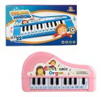 Teclado Musical Piano Infantil 22 Teclas 21 Sons - Fungame ROSA