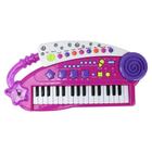 Teclado Musical Single Star Rosa 40Cm Bbr Toys