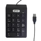 Teclado Numerico Kp-2003A Knup Com Fio Preto