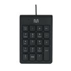 Teclado Numérico Tfn100, Com Fio, Usb, Cabo De 120cm, Com Tecla 000, Preto - Tc227