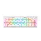 Teclado Óptico Gamer Redragon Brahma Pro, RGB, Switch Blue, ABNT2, Branco - K586W-RGB-PRO (PT-BLUE)