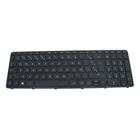 Teclado para Notebook bringIT compatível com HP Part Number 708168-001 Com Moldura ABNT2