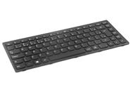 Teclado para Notebook bringIT compatível com Lenovo G Series G40-70 80GA000BBR ABNT2