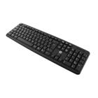 Teclado para Pc simples confortável USB notebook preto