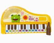 Teclado Piano Musical Infantil Bichinhos A Pilha Amarelo - Wellkids