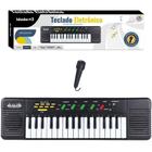 Teclado / Piano Musical Infantil com Microfone a Pilha 47cm - MOHNISH