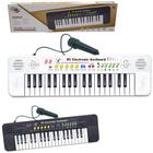 Piano de Cauda Infantil com Microfone e Banqueta 31 Teclas Bontempi  COLORBABY