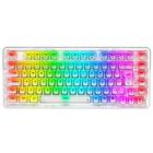 Teclado Redragon Elf Pro Clear Transparente Abnt2 S/ Crystal