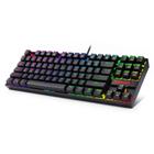 Teclado Redragon K552 Pro KUMARA RGB LED retroiluminado branco