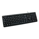 Teclado Rise Mode Office OF 01, USB, ABNT, com Teclado Numérico, Preto - RM-TC-01-FB