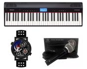 Teclado Roland Go Piano Microfone e Relógio Dk11116-7 Kit