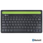 Teclado Sem Fio Bluetooth 3.0 Dynamic Smart Abnt Com Suporte Para Tablet Ou Celular - Preto - Dt200