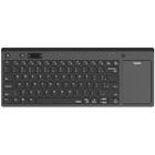 Teclado Sem Fio K2800 Touch Pad Integrado 2.4 Ghz Abnt2 Preto - Ra039 F018