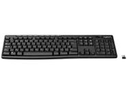 Teclado sem Fio Logitech ABNT2 Preto K270