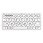 Teclado Sem Fio Logitech Pebble Keys 2 K380s Bluetooth Branco US - 920-011790