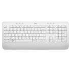 Teclado Sem Fio Logitech Signature K650, Bluetooth, USB, Com Apoio para as Mãos, US, Branco - 920-010965