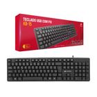 Teclado USB Com Fio - KB-15BK - C3Tech