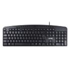 Teclado Usb Multimidia Dynamic 107 Teclas + 20 Teclas Multimidia Abnt2 Resistente à água 1.8m Preto - Dt141 - VINIK