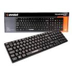 Teclado USB Office EO-201 Usb Evolut Ergonómico Preto