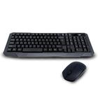 Teclado Usb Sem Fio + MouseComputador Notebook Wireless Kit Cor Preto Windowns Sensor