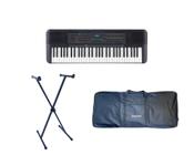 Teclado Yamaha PSR-E273 Arranjador Preto + Suporte e Capa