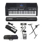 Teclado Yamaha Psr-sx600 + Fonte+ Capa +Suporte +Pedal +Fone