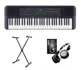 Teclado Yamaha PSRE273 E-273 com Suporte e Fone K414 Kit