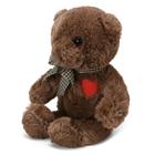 Teddy Bear Riuhot, pequeno e fofo bicho de pelúcia marrom com coração