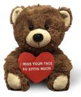 Teddy Bear Witty Bears I Miss Your Face 10 com sacola de presente
