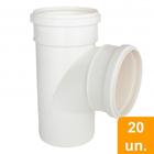 Tee de Esgoto Plastilit 75mm Embalagem com 10 Unidades