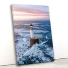 Tela canvas 70x45 farol em alto mar