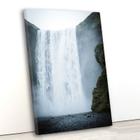 Tela canvas vert 60x40 cachoeira com neblina