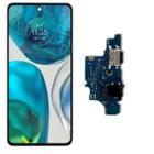 Tela Display Lcd Touch Para Moto G52 + Placa De Carga