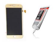 Tela Display Lcd Touch Para Moto G5s Dourado + Cola 100ml