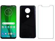 Tela Display Lcd Touch Para Moto G7 Play Tampa Traseira Película