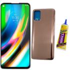 Tela Display Lcd Touch Para Moto G9 Plus + Tampa D + Cola