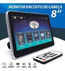 Tela Encosto Cabeça E-tech Acoplavel 8" Touch Full Hd Espelhamento USB