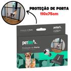 Tela Grade Cerca de Proteção para Porta Cães Gato Pet 75x110