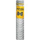 Tela metálica hexagonal, malha 3", 16 BWG x 1,2 m, com 50 m, mangueirão, VONDER