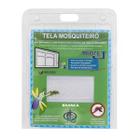 Tela Mosquiteira com tiras autocolantes kit completo 0,80mx1m BRANCA - Victoria Reggia