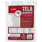 Tela mosquiteira para janela 1,3x1,5 metros com adesivo - Clink