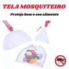 Tela Mosquiteiro Tule Protetor Alimento 33 X 33 Cm - Wedrop